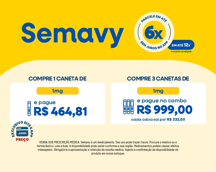 Semavy na Farmácia Nissei com preço baixo