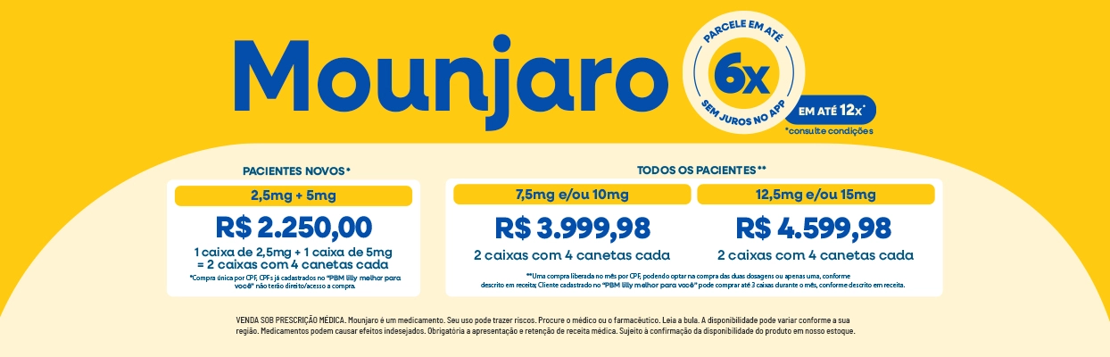 Mounjaro na Farmácia Nissei