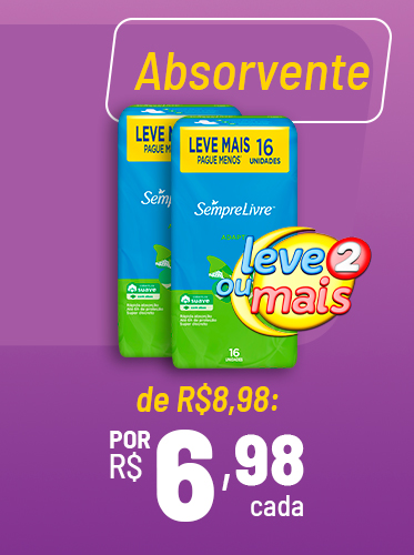 Absorvente Sempre Livre