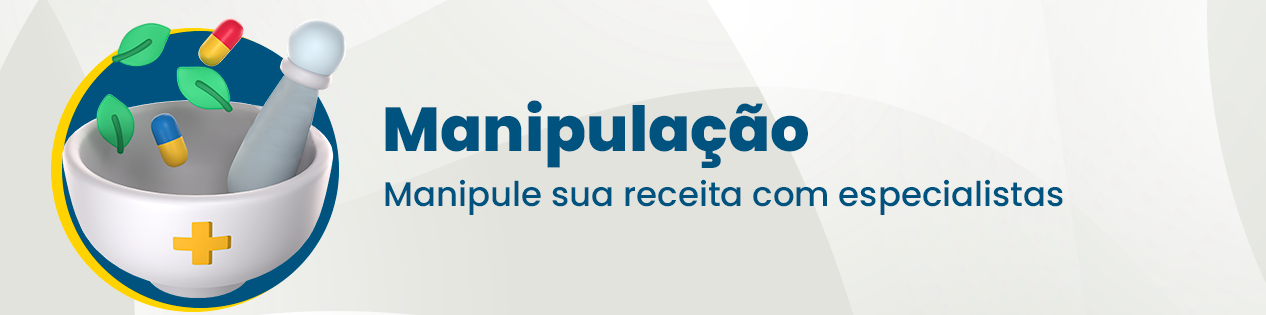 Pote com compostos básicos para manipular